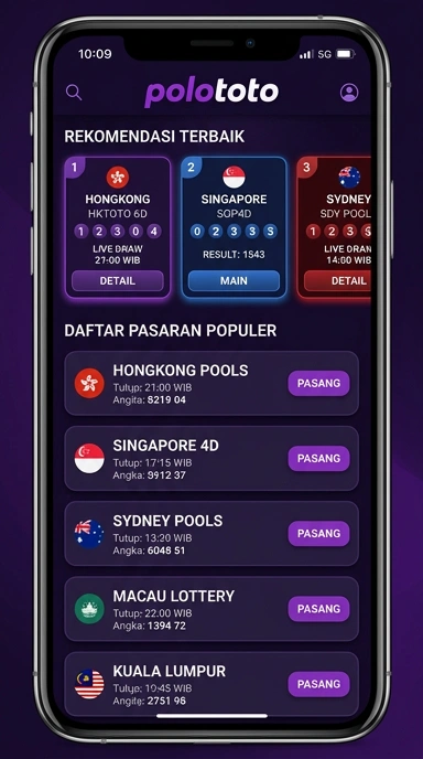 Tampilan katalog aplikasi polototo